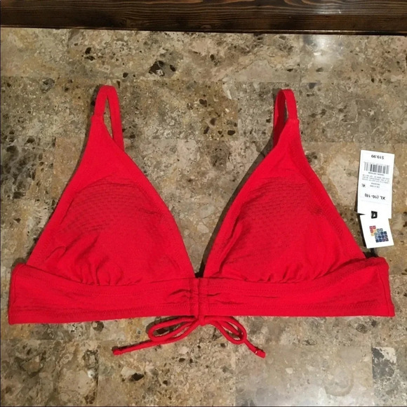 Red Bikini Top - Picture 1 of 7